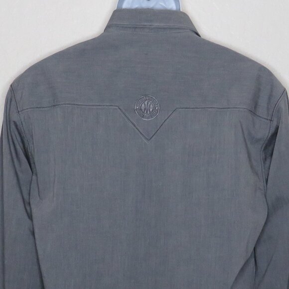 Lexicon* Men's Long Sleeve Button Down‎ Curved Hem Chest Pocket Dress Shirt~ XL - Picture 12 of 12